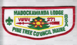 Patch Scan of Madockawanda Lodge OA Flap