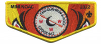 CHO-GUN-MUN-A-NOCK LODGE Mini NOAC 2022 Yellow FLAP  Hawkeye Area Council #172