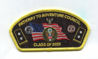 Pathway to Adventure Class of 2023 CSP gold bdr Pathway to Adventure Council #