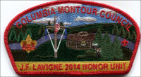 J.F. Lavigne 2014 Honor Unit  Columbia-Montour Council #504
