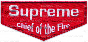 Patch Scan of GEC big foot supreme flap red