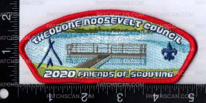Patch Scan of Theodore Roosevelt Council Friends of Scouting 2020