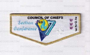 Patch Scan of Section Conference 2023 OA Flap Council of Chiefs