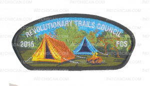 Patch Scan of K123672 - REVOLUTIONARY TRAILS COUNCIL 2015 FOS CSP (GREEN)