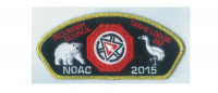 Tarhe NOAC flap gold border  Tecumseh Council #439