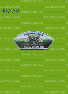 Patch Scan of Rainbow Council Eagle Scout CSP