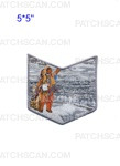 Patch Scan of 2023 NSJ Akela Wahinapay Lodge BPIece  (Grey/White Set) 