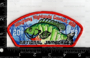 Patch Scan of 163046-Small Mouth Bass Orange 