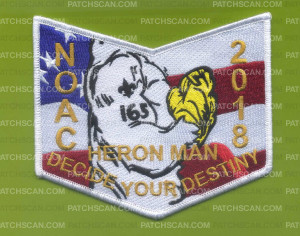 Patch Scan of Heron Man Pocket Piece