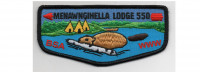 Lodge Flap Black Border (PO 88116r1) Mountaineer Area Council #615