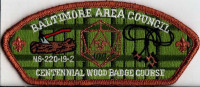 Baltimore Area Council Centennial N6-220-19-2 Wood Badge Course 2019 Baltimore Area Council #220