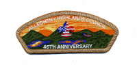 Allegheny Highlands Council 45th Anniversary CSP (Silver Metallic)  Allegheny Highlands Council #382