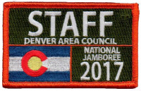 Denver Area Council Staff National Jamboree 2017 Greater Colorado Council #61 formerly Denver Area Council