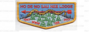 Patch Scan of Anniversary Lodge Flap #4 (PO 86365)