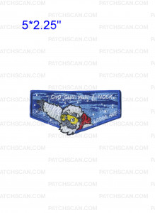 Patch Scan of Cho-Gun-Mun-A-Nock Lodge NOAC 2024 (Blue-Flap)