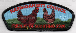 Patch Scan of FOS 2020 NARRAGANSETT ROOSTERS 