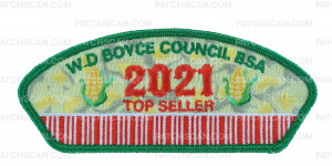 Patch Scan of W.D Boyce Council 2021 Top Seller 