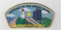 Monmouth Bridge CSP New 2018-Numbered and Gold Metallic Border Monmouth Council #347