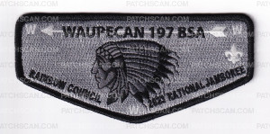 Patch Scan of Waupecan Lodge 197 Jamboree Flap