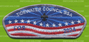 Patch Scan of Flag- Tidewater Council BSA 2024 FOS (CSP)