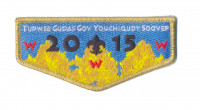 K123819 - TUPWEE GUDAS GOV YOUCHIQUDT SOOVEP 2015 536 NOAC FLAP (GOLD METALLIC) Rocky Mountain Council #63