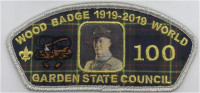 Garden State Wood Badge 100th Anniversary CSP Silver Garden State Council #690