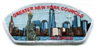 Greater New Councils- Freedom Tower CSP-White Border Bronx Greater New York, Manhattan Council #643