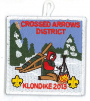 X164793A CROSSED ARROWS DISTRICT KLONDIKE 2013  Pony Express Council #311