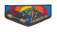 Chumash 90 Flap (Black Border) Los Padres Council #53