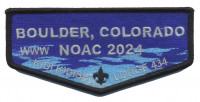 Kidi Kidish 2024 NOAC flap black border Coronado Area Council #192