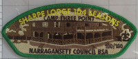 420482- Sharpe Lodge 104 Seasons  Narragansett Council #546