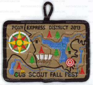 Patch Scan of X170780A CUB SCOUT FALL FEST 2013