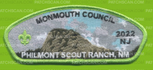 Patch Scan of Monmouth Council Philmont Scout Ranch, NM CSP