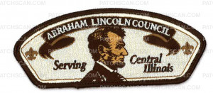 Patch Scan of SERVING CENTRAL ILLINOIS LINCOLN WITH BEARD
