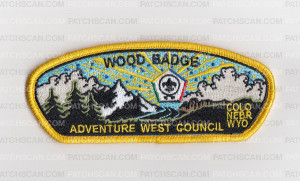 Patch Scan of Woodbadge Adventure West Council CSP