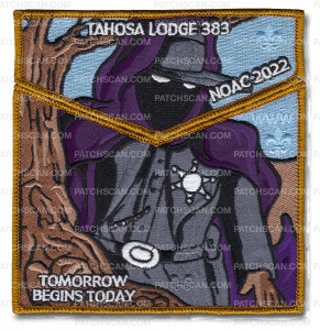 Patch Scan of P24797_CD Gold Tahosa Lodge NOAC 2022 Trader Set