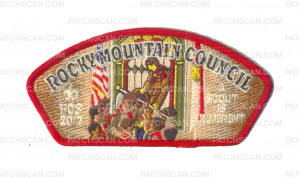 Patch Scan of Rocky Mountain Council 2017 FOS A Scout is Reverent