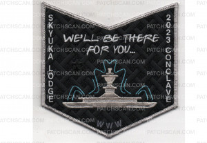 Patch Scan of 2023 Cornerstone Conclave Back Patch (PO 100954)