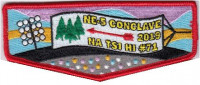 Na Tsi Hi Conclave 2019 Flap RED Monmouth Council #347