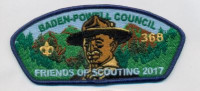 Friends of Scouting 2017 Baden-Powell Council #368