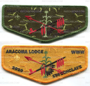Patch Scan of aracoma conclave 2020 flap green