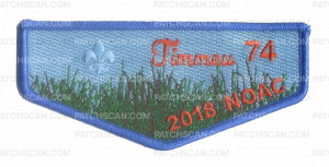 Patch Scan of Timmeu 74 2018 NOAC flap blue border