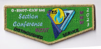 Section Conference 2023 OA Flap Distinguished Service South Florida Council #84
