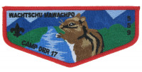 Wachtschu Mawachpo - 559 - Camp Orr 17 - Red Border  Westark Area Council #16 merged with Quapaw Council