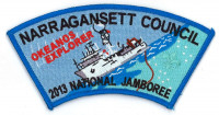 X166384A 2013 NATIONAL JAMBOREE (Okeanos rocker) Narragansett Council #546