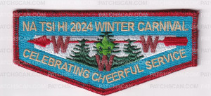 Patch Scan of NA TSI HI 2023 WINTER CARNIVAL CELEBRATING CHEERFUL SERVICE