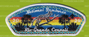Patch Scan of Rio Grande Council 2026 Jamboree (Ocelot)