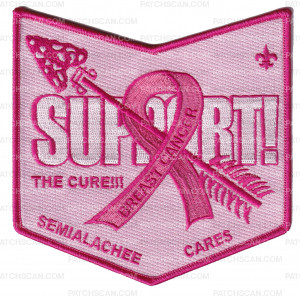 Patch Scan of SRAC Pink Ribbon Pocket Piece