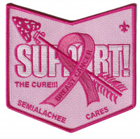 SRAC Pink Ribbon Pocket Piece Suwannee River Area Council #664