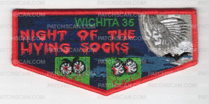 Patch Scan of Wichita 35 Night of the Living Socks flap